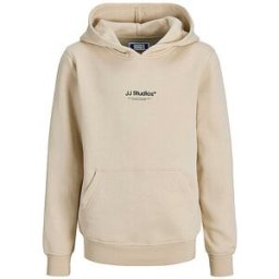 Jack & Jones Sudadera con capucha para niño - Hoodie JJESOHO beige 152