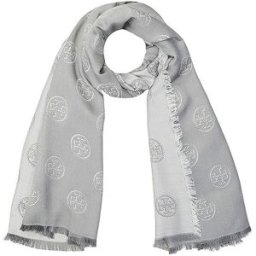 Tory Burch Bufanda gris