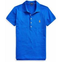 Ralph Lauren Poloshirt Slim Fit JULIE azul M