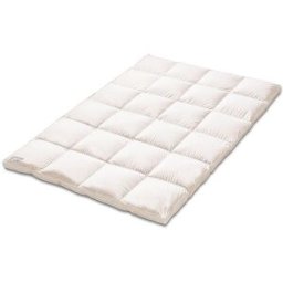 Kauffmann Edredón de plumón 140x200cm EXCLUSIVO DE LUJO Cálido Blanco blanco