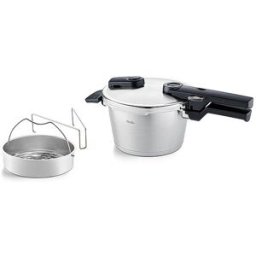Fissler Olla a presión con vaporera VITAQUICK 18cm/2,5l Acero inoxidable plata