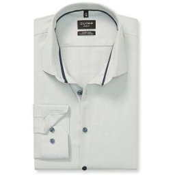 Olymp No.6 Camisa Super Slim Fit verde 37