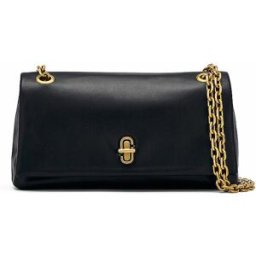 Marc Jacobs Bolso de cuero - Mini Bag THE DUAL CHAIN WALLET negro
