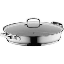 Wmf Sartén para pescado con tapa de cristal 38x26cm plata