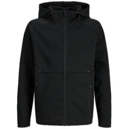 Jack & Jones Sudadera con cremallera para niño JJEBASE negro 176
