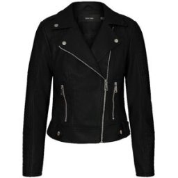 Vero Moda Chaqueta de imitación de cuero VMKERRIULTRA negro S