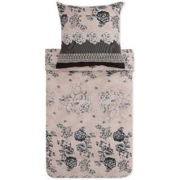 Bassetti Ropa de cama de satén PARAGGI 70x90cm/140x200cm beige