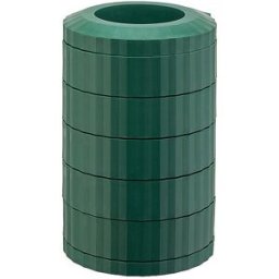 Alessi Soporte para cápsulas de café PLISSE Verde verde oscuro