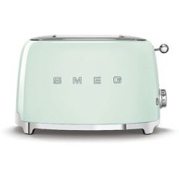 SMEG Tostadora de 2 ranuras Estilo Retro años 50 Verde Pastel TSF01PGEU verde