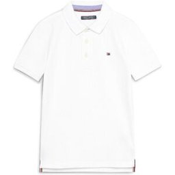 Tommy Hilfiger Polo de niño blanco 122