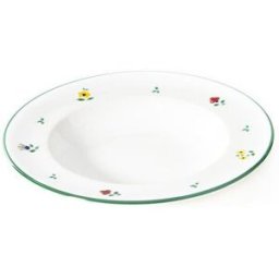 Gmundner Keramik Plato hondo Gourmet Streublumen 24cm multicolor