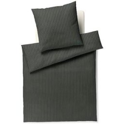 Joop Ropa de cama de franela 70x90cm/140x200cm SOFT STRIPES verde