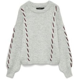 Vero Moda Pullover VMILINA gris claro L
