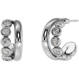 Edblad Pendientes GRACE Large steel plata