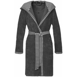 Vossen Albornoz de mujer JUNO Grafito gris XL