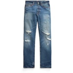 Ralph Lauren Vaqueros de corte recto azul 28