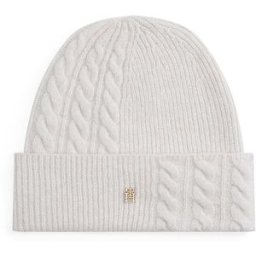 Tommy Hilfiger Gorro - Gorro de punto gris claro