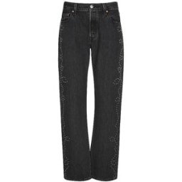Levis Vaqueros Mom Fit 501 90S BEJEWELED negro 25/L32