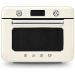 SMEG Horno de vapor combinado de mesa color crema crema
