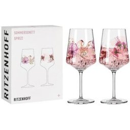 Ritzenhoff Set de 2 copas de aperitivo Sommersonett Doro von Rüden/Sonja Eikler 2022 rosa