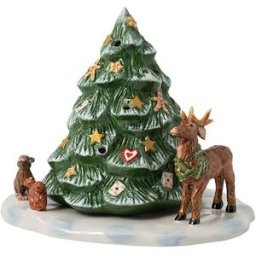 Villeroy & Boch Christmas Toys - Árbol de Navidad con animales del bosque 23x17cm multicolor