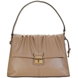 Marc Jacobs Bolso de cuero - Bolso de hombro THE MESSENGER beige