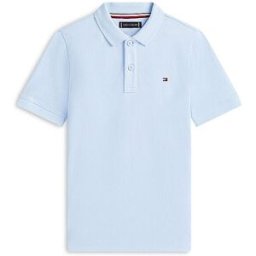 Tommy Hilfiger Polo para niño azul claro 140