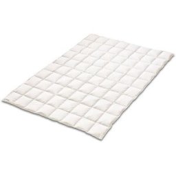 Kauffmann Edredón de plumón 140x200cm CLASSIC Ligero Blanco blanco