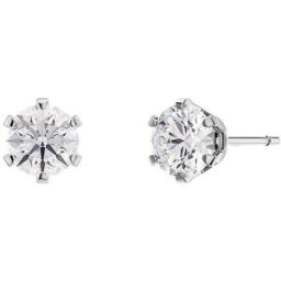 Edblad Pendientes CROWN STUDS Steel plata
