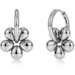 Edblad Pendientes DAISY HOOPS Silver plata