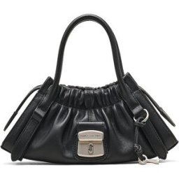 Marc Jacobs Bolso de cuero - Mini Bolso THE SMALL SATCHEL negro