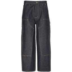 Carhartt Pantalón Barrell FIt BRANDON DOBLE KNEE azul oscuro L