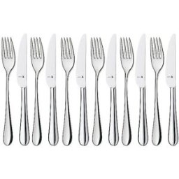 Wmf Cubertería de postre MERIT, 12 piezas, Cromargan Protect plata