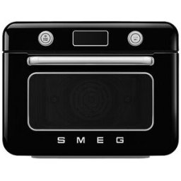 SMEG Horno de vapor combinado de mesa negro negro