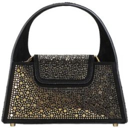 Marc Cain Bolso de cuero - Mini Bag negro