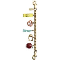 Coach Llavero para bolso CHAIN BAG CHARM NEW YORK oro