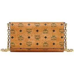Mcm Funda para móvil con tarjetero Visetos marrón
