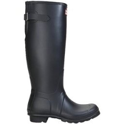 Hunter Boot Botas de agua ORIGINAL TALL BACK ADJUSTABLE azul oscuro 36