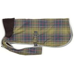 Barbour Abrigo para perro verde oscuro XL