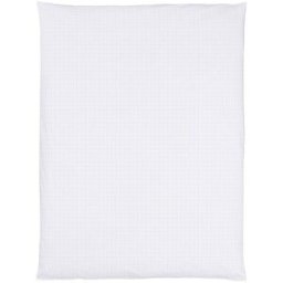 Christian Fischbacher Funda nórdica de satén 140x200cm TIMES SQUARE Blanco blanco