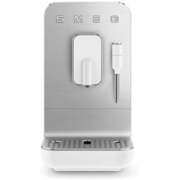 SMEG Cafetera automática BCC12WHMEU Estilo años 50 Blanco / Mate blanco