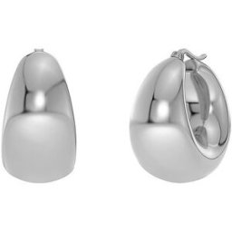 Edblad Pendientes BOYD HOOPS Steel plata