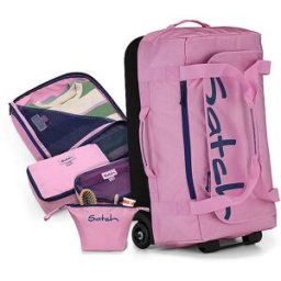 Satch Set de bolsa de viaje de 5 piezas JET Rosa