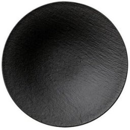 Villeroy & Boch Cuenco hondo Manufacture Rock 29x29cm (Negro) negro