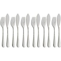 Wmf Cubiertos para pescado MERIT, 12 piezas, Cromargan Protect plata