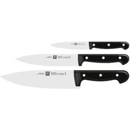 Zwilling Juego de cuchillos de 3 piezas TWIN-CHEF Negro negro