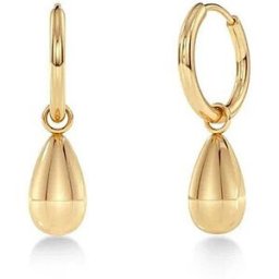 Edblad Pendientes DROP MINI HOOPS Oro oro