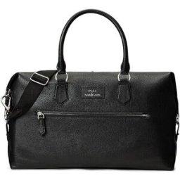 Ralph Lauren Bolso de cuero - Weekender negro
