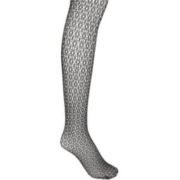 Wolford Medias de moda DAISY NET blak negro S