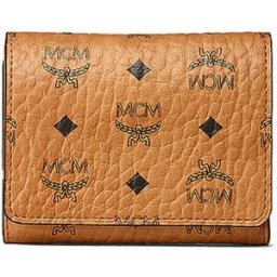 Mcm Billetera con solapa Visetos Original marrón